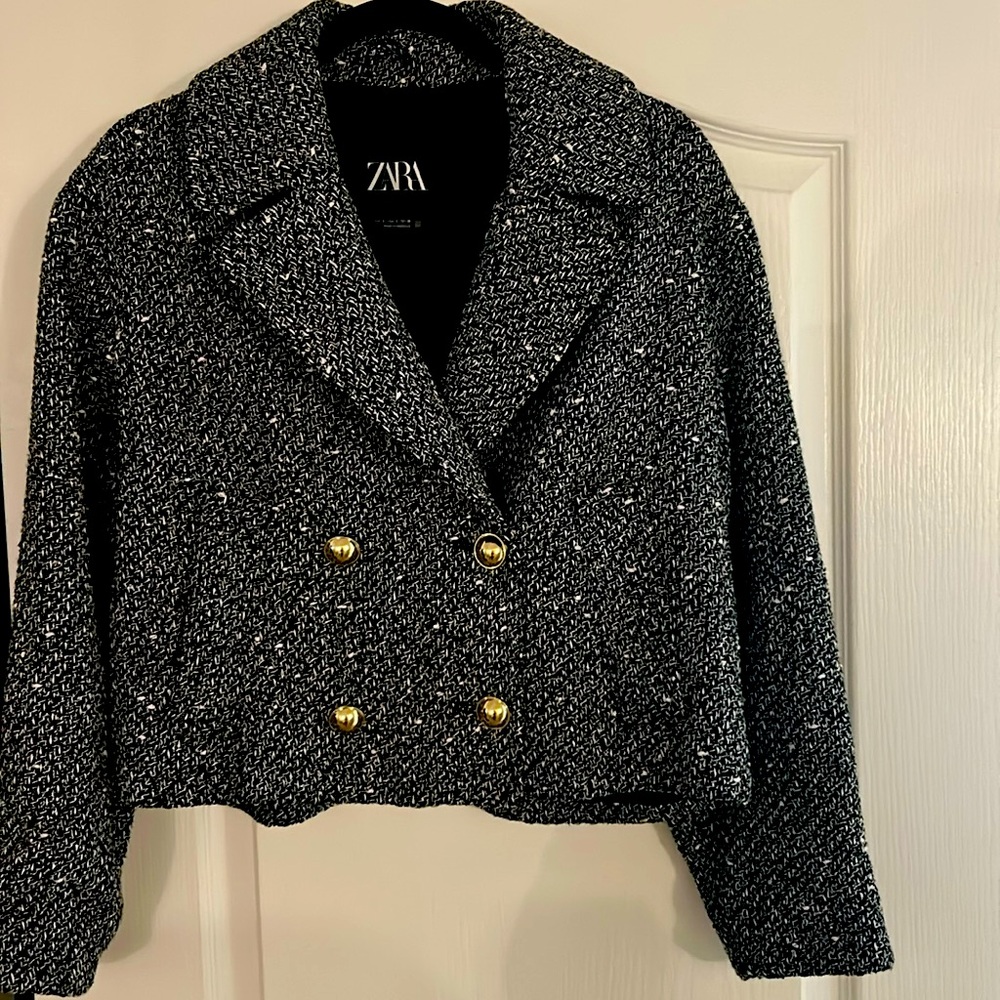 Zara cropped jacket